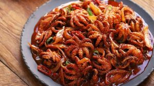 bạch tuộc xào sa tế