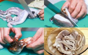 cách sơ chế bạch tuộc