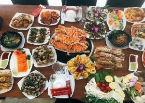 Cach An Buffet Hai San