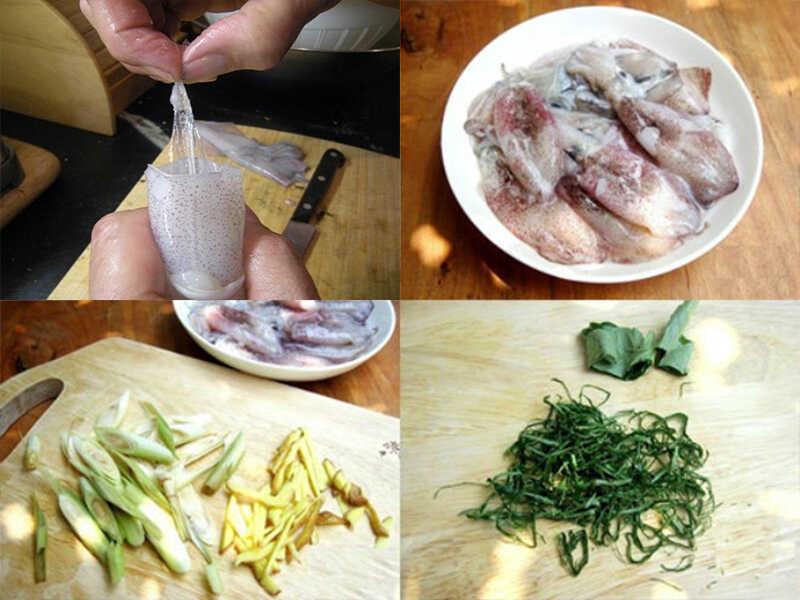 Hướng dẫn cách làm mực trứng hấp gừng siêu ngon 2 nguyen lieu can chuan bi de lam muc trung gap hung