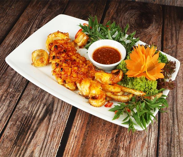 Mực nang nướng muối ớt