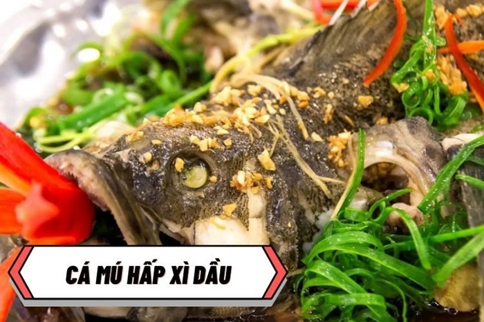 Cá mú hấp xì dầu