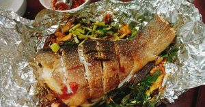 cá mú nướng giấy bạc
