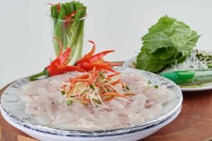 gỏi cá mú tái chanh