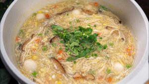 Cách nấu súp cua hoàng đế