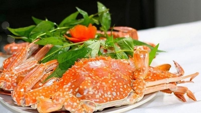 ghẹ hấp muối